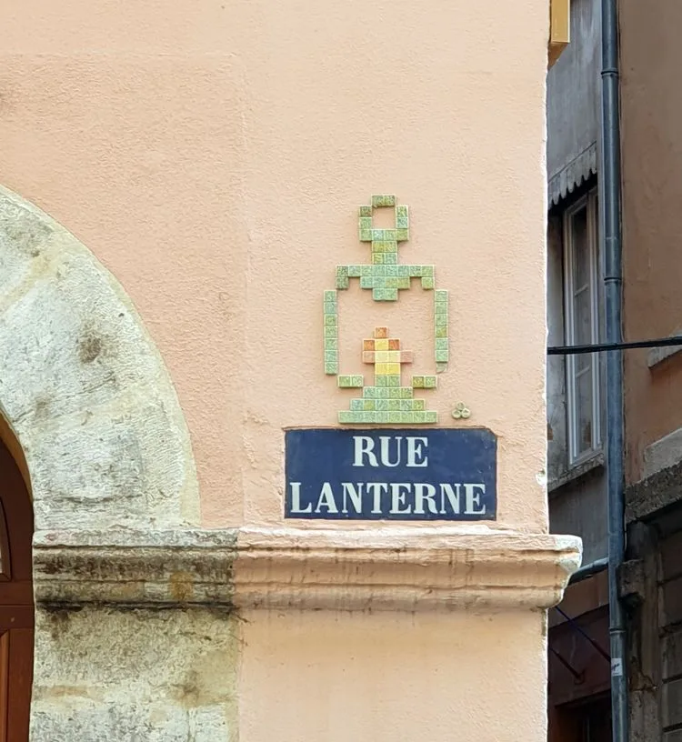 Rue Lanterne à Lyon