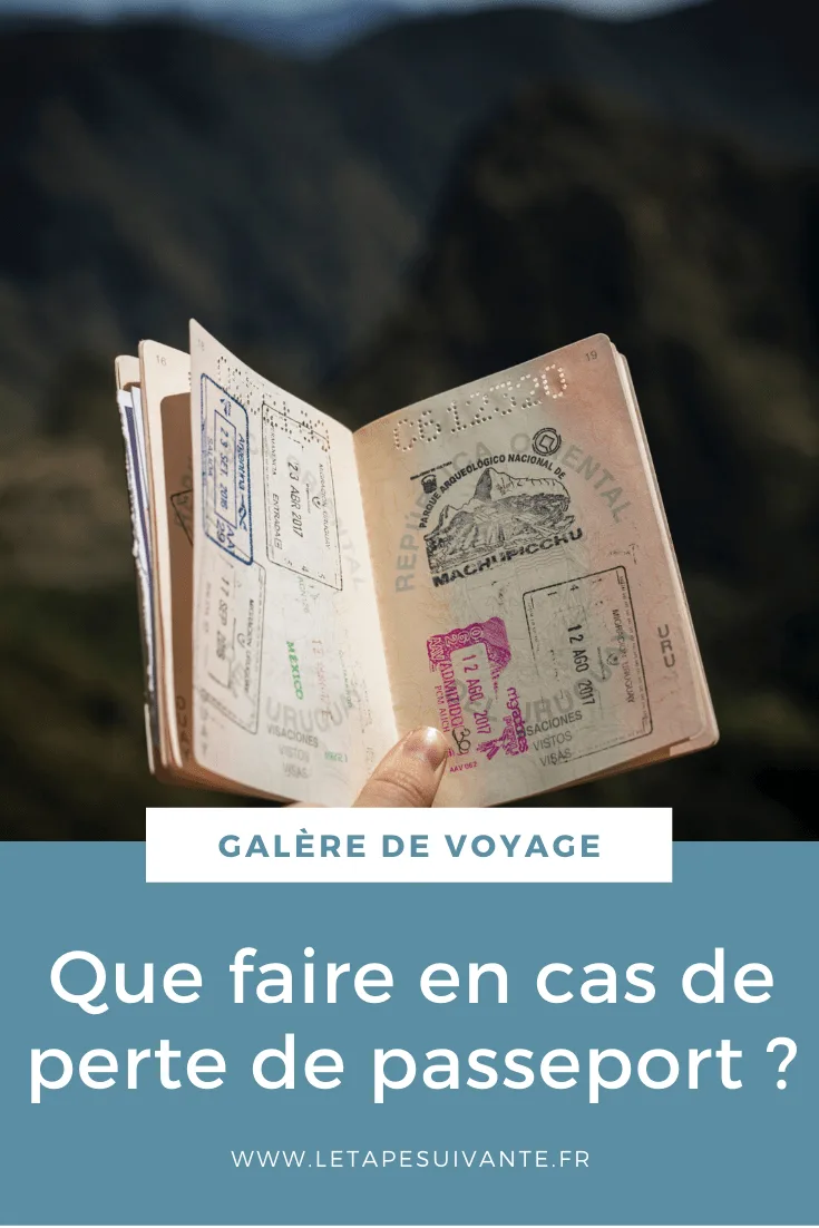 J'ai perdu mon passeport : que faire ?